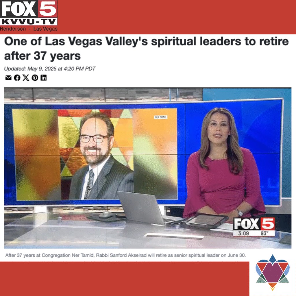 FOX5 Las Vegas feature on Rabbi Akselrad’s community leadership